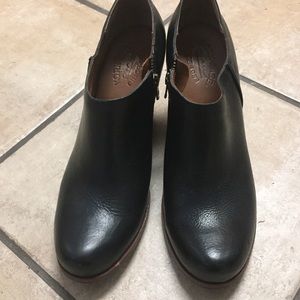 Kork-Ease Black Wedge Booties